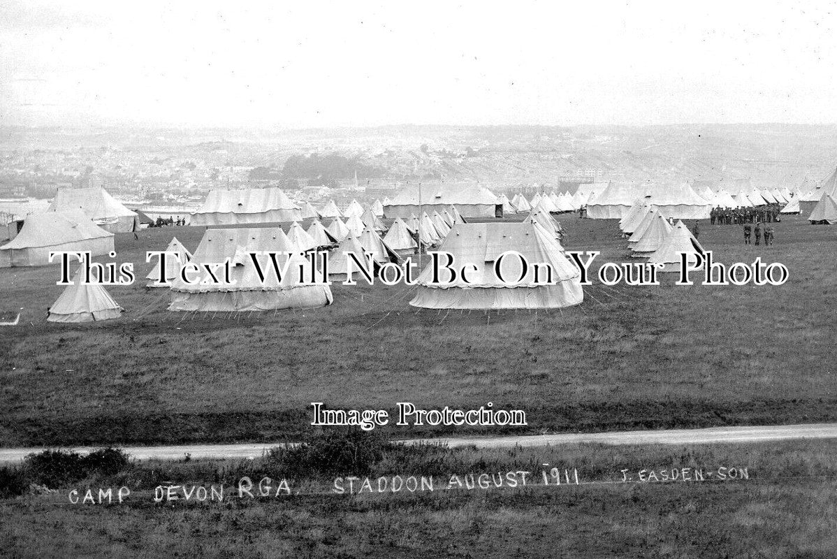 DE 3325 - Camp Devon RGA, Staddon, Devon 1911