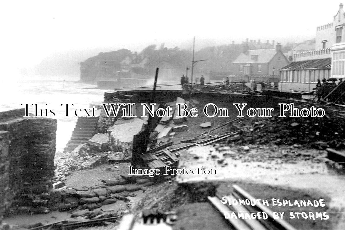 DE 3423 - Sidmouth Esplanade Storm Damage, Devon