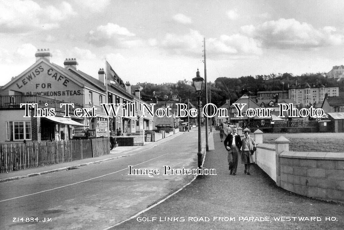 DE 3443 - Golf Links Road From Parade, Westward Ho, Devon