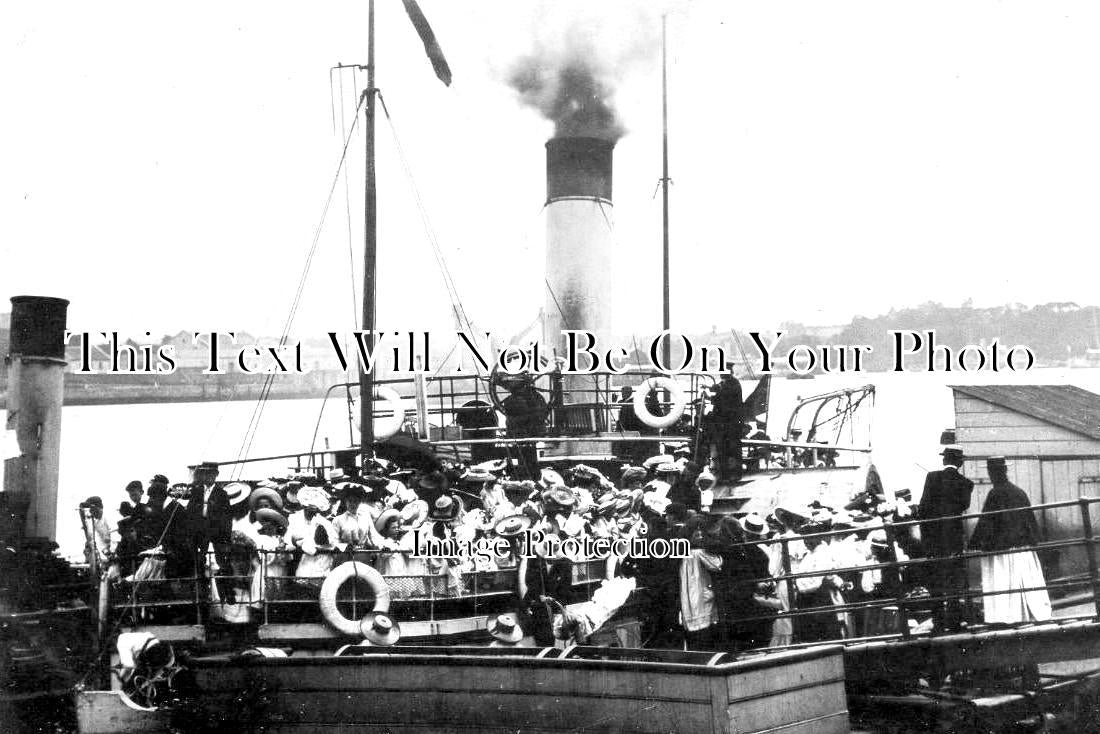 DE 3524 - Steamer Excursion, Devonport, Devon