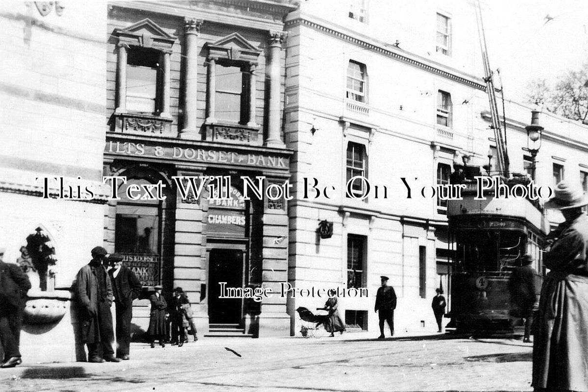 DE 3528 - Wilts & Dorset Bank, Old George Street, Plymouth, Devon c1905