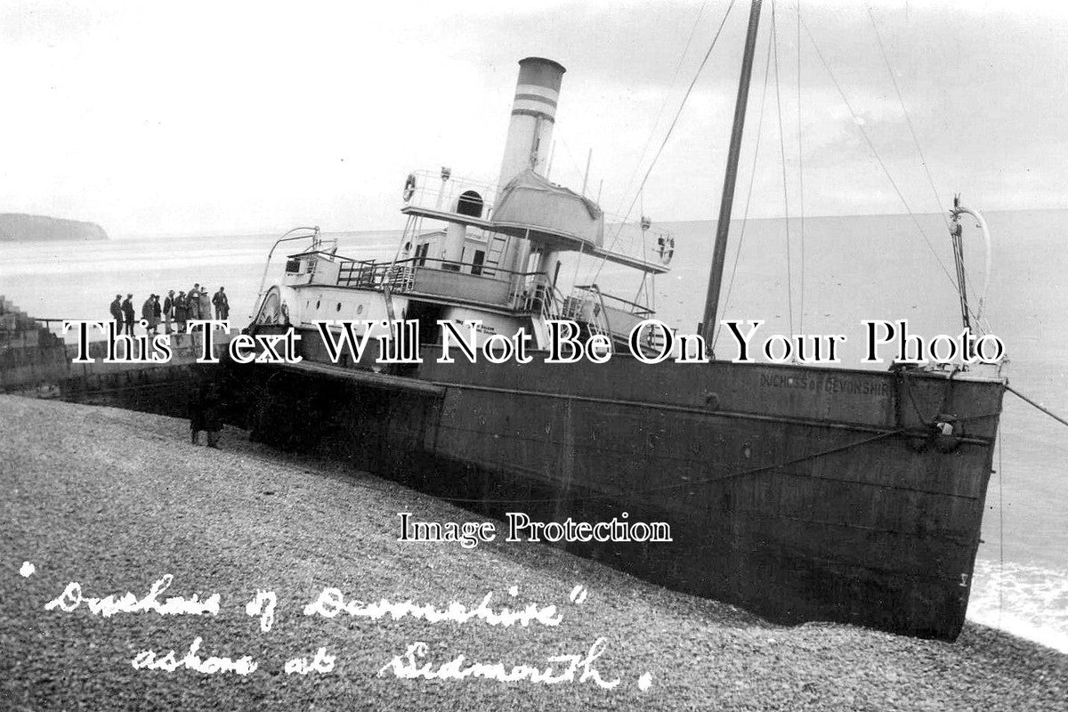 DE 3550 - Duchess Of Devonshire Shipwreck, Sidmouth, Devon