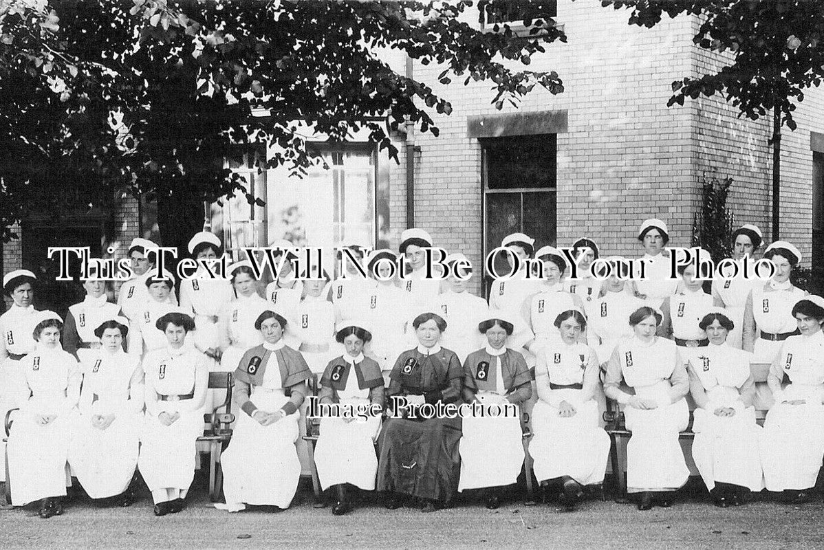 DE 3619 - Stonehouse Hospital Red Cross Nurses, Plymouth, Devon 1914 WW1