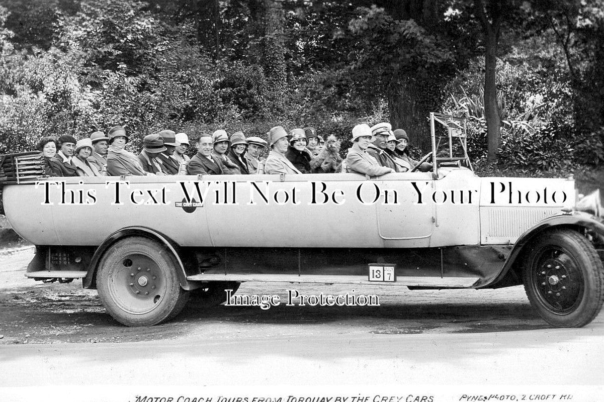 DE 3622 - Grey Cars Charabanc, Torquay, Devon