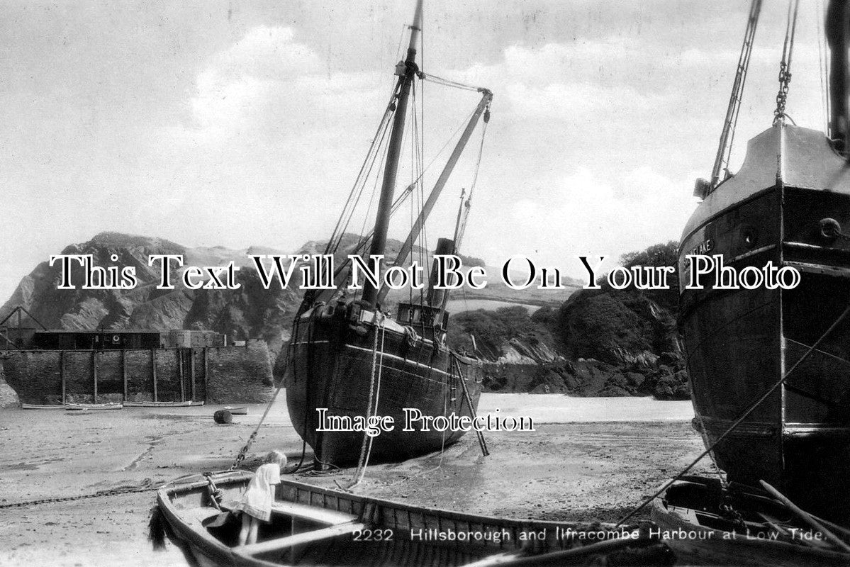 DE 371 - Hillsborough & Ilfracombe Harbour, Devon c1920
