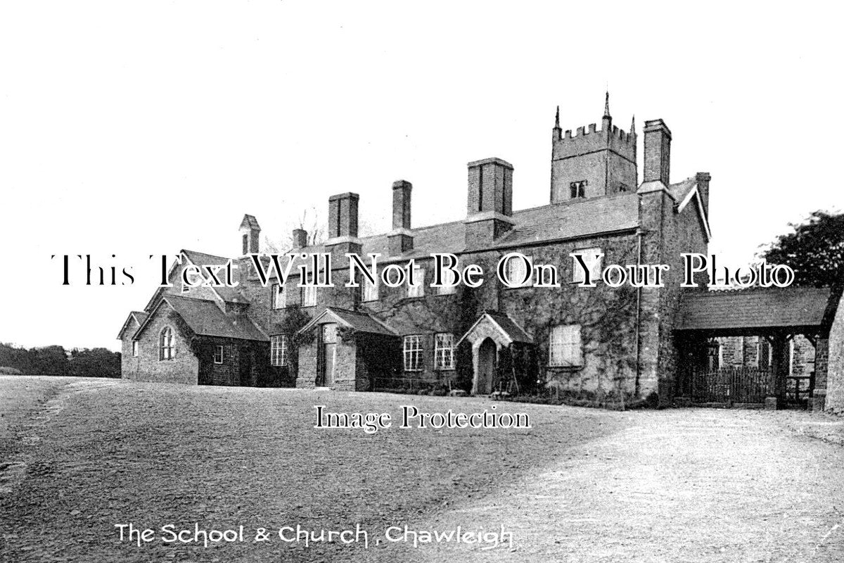 DE 3710 - The School & Church, Chawleigh, Devon