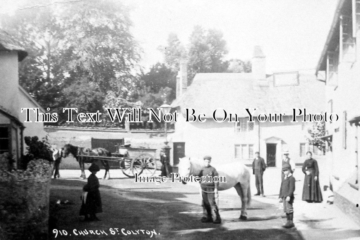 DE 377 - Church Street, Colyton, Devon c1906