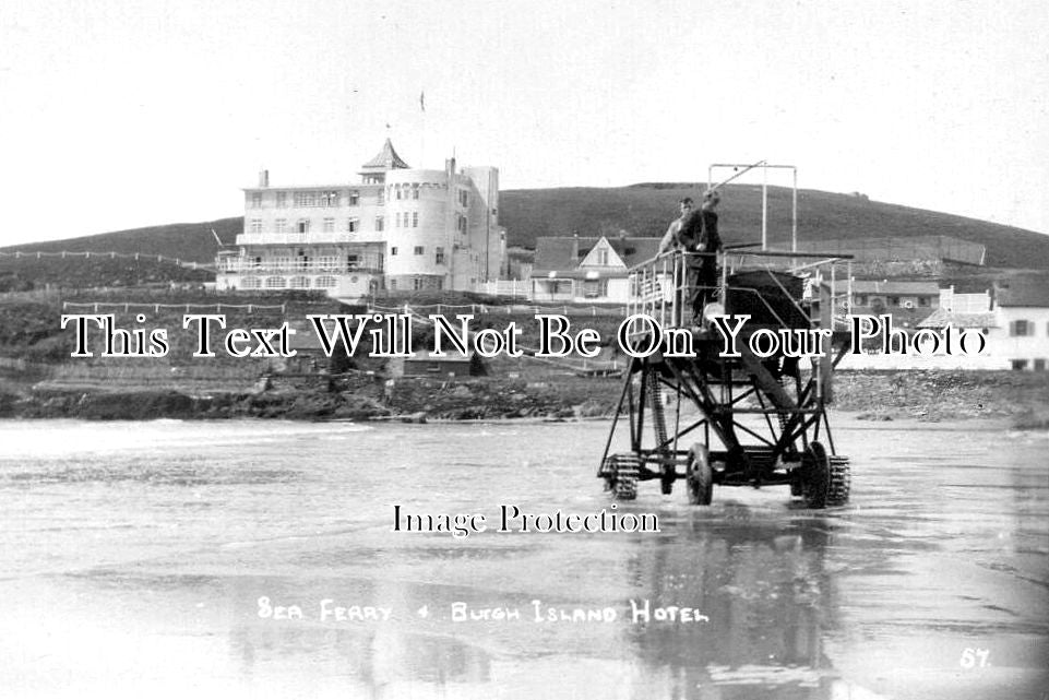 DE 3785 - Sea Ferry & Burgh Island Hotel, Bigbury On Sea, Devon