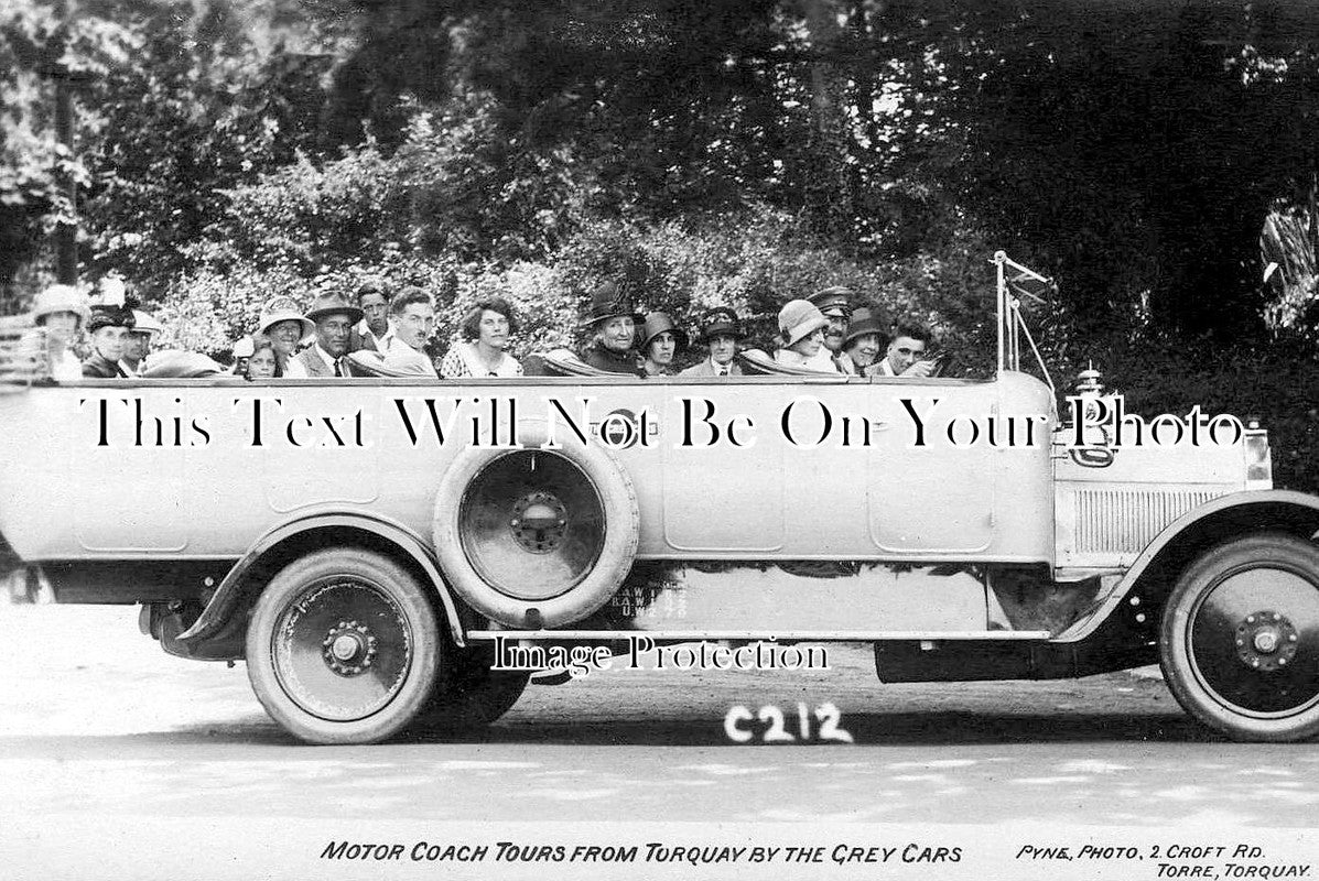 DE 3845 - Grey Cars Charabanc, Torquay, Devon