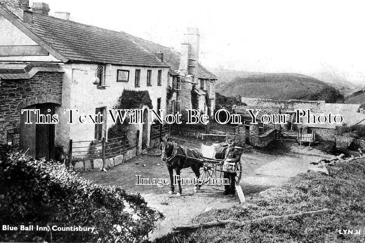 DE 3858 - Blue Ball Inn Pub, Countisbury, Devon