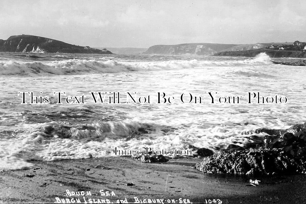DE 3861 - Rough Sea, Burgh Island, Bigbury On Sea, Devon