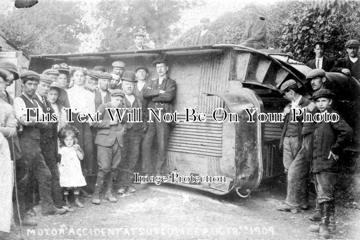 DE 388 - Motor Accident, Sutcombe, Devon 1909