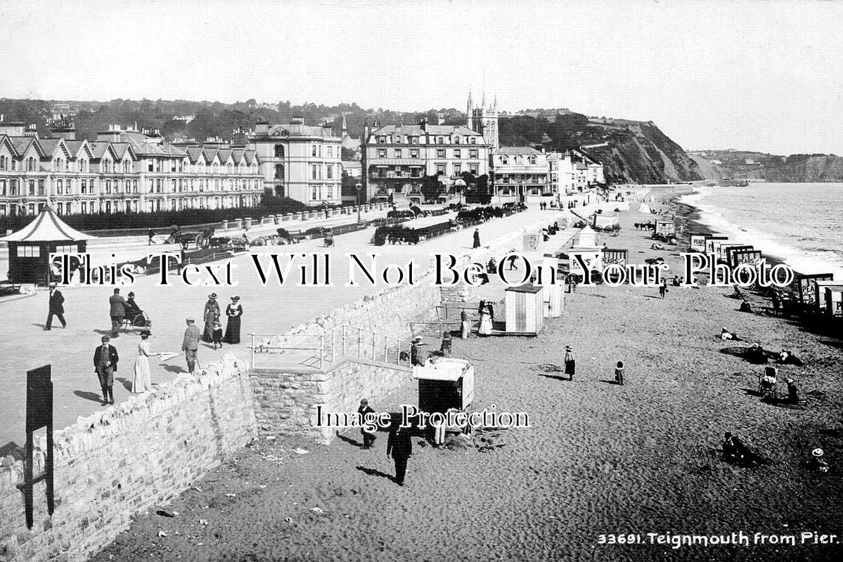 DE 3911 - Teignmouth From The Pier, Devon