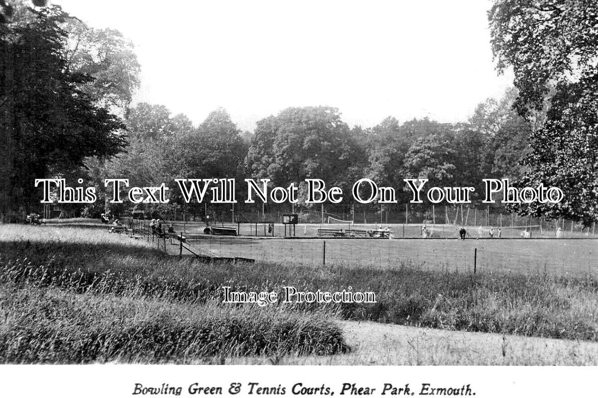 DE 3915 - Bowling Green & Tennis Courts, Phear Park, Exmouth, Devon