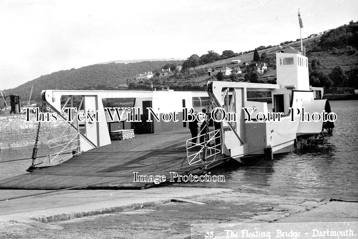 DE 4000 - The Floating Bridge, Dartmouth Higher Ferry, Devon c1960