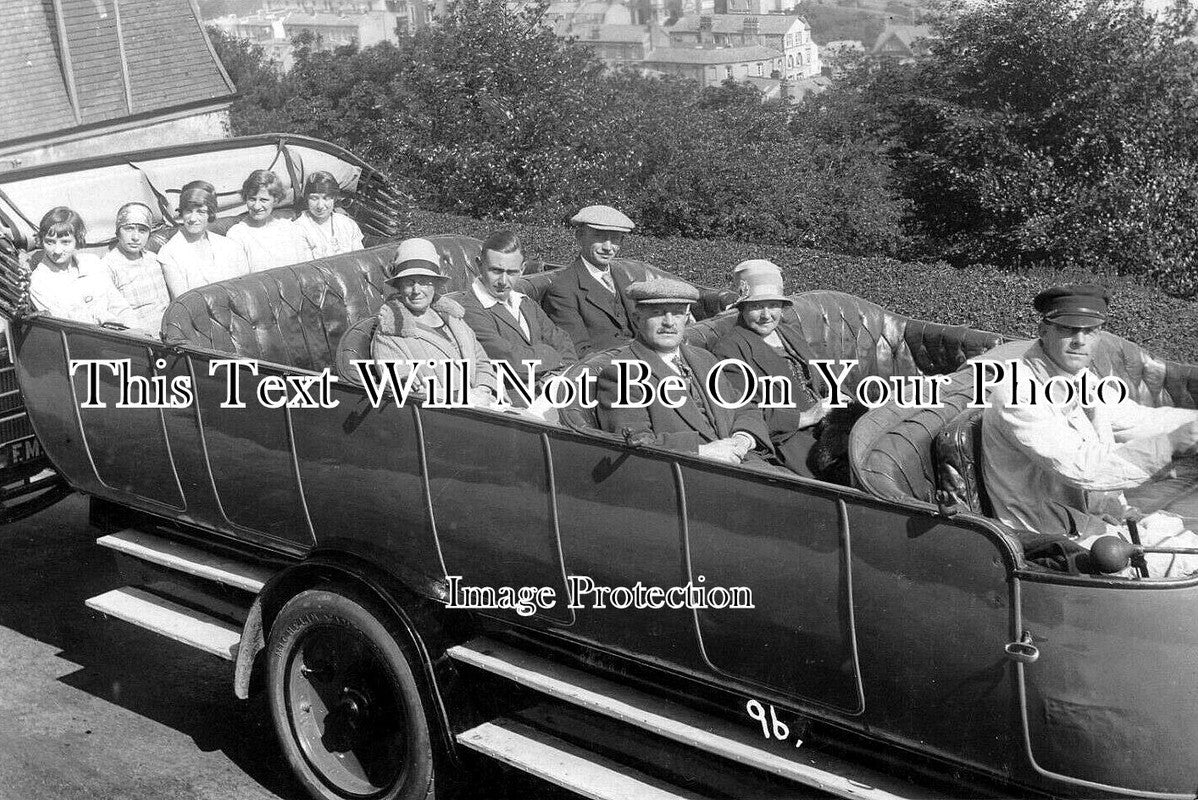 DE 4053 - Charabanc To Clovelly, Ilfracombe, Devon c1927