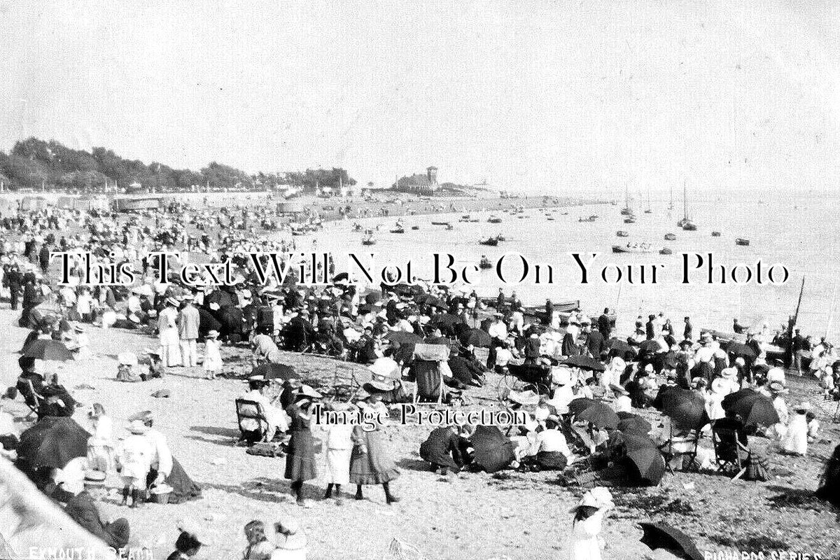 DE 4106 - Exmouth Beach, Devon 1906