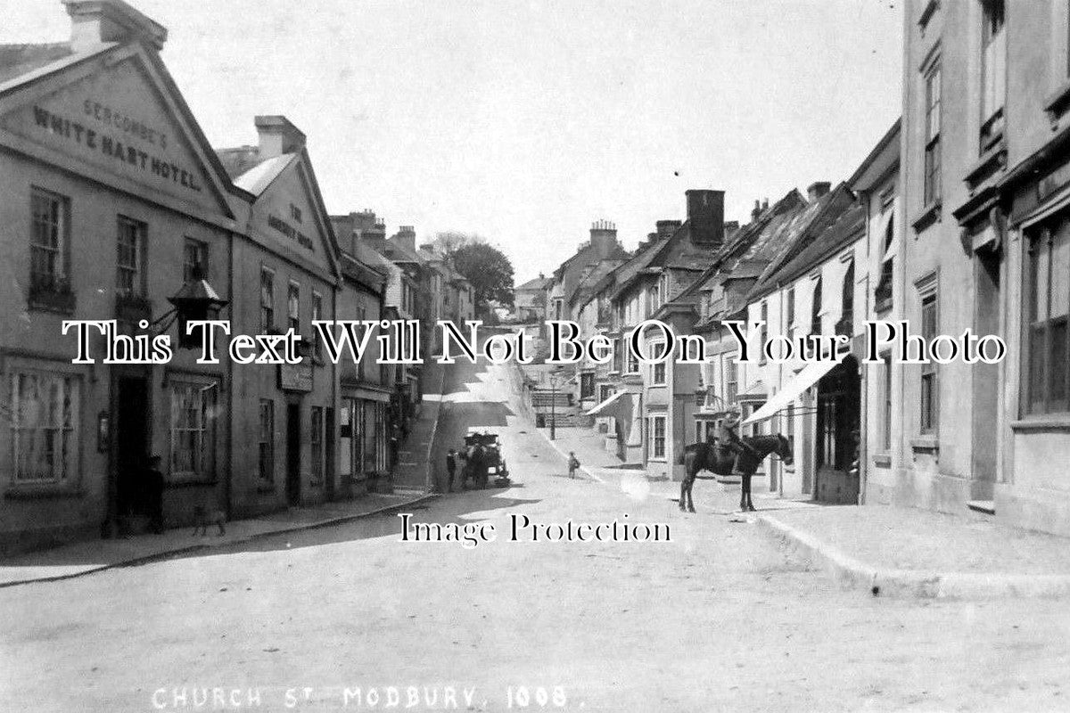 DE 413 - Church Street, Modbury, Devon c1910