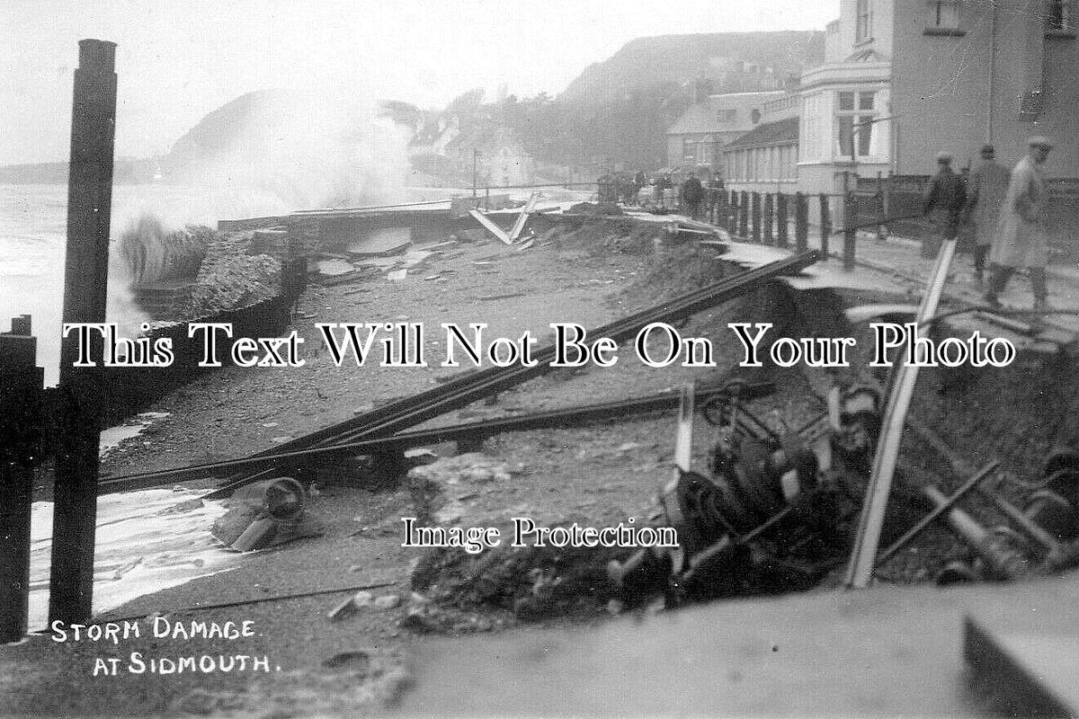 DE 4176 - Storm Damage At Sidmouth, Devon