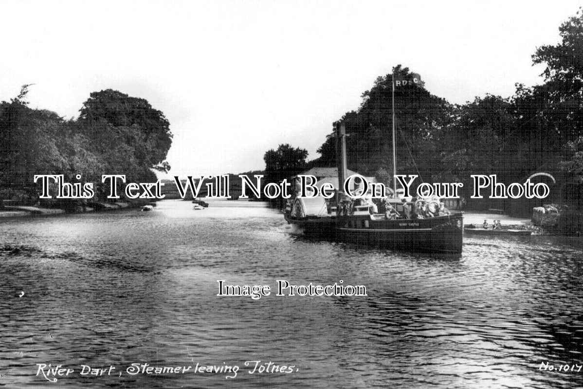 DE 4187 - The River Dart Steamer Leaving Totnes, Devon