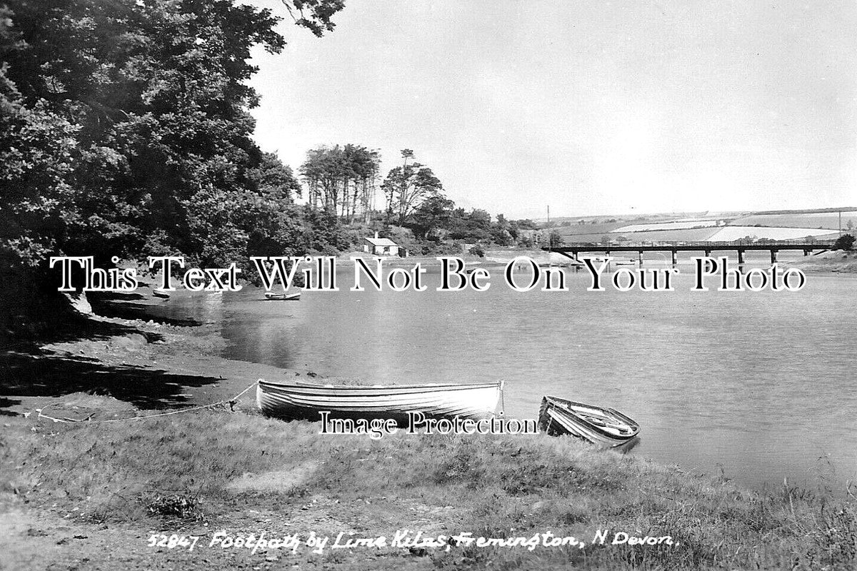 DE 4246 - Footpath To Lime Kilns, Fremington, Devon