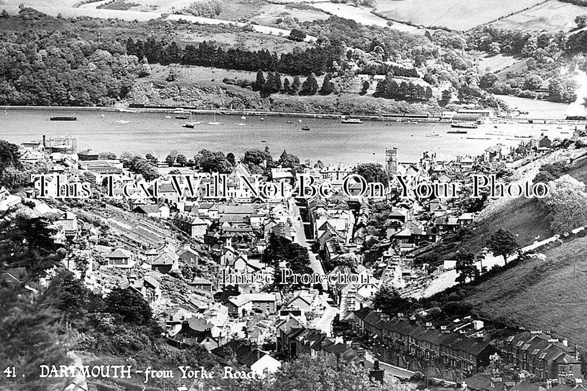 DE 4459 - Dartmouth From Yorke Road, Devon