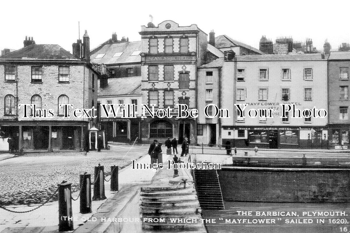 DE 4461 - The Barbican & Mayflower Hotel, Plymouth, Devon