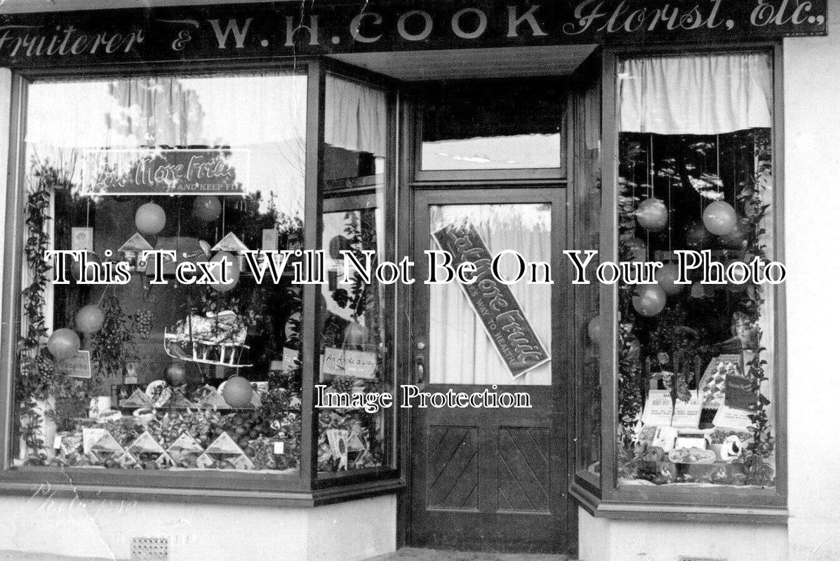 DE 4477 - W H Cook Florist Shop, Ilfracombe, Devon