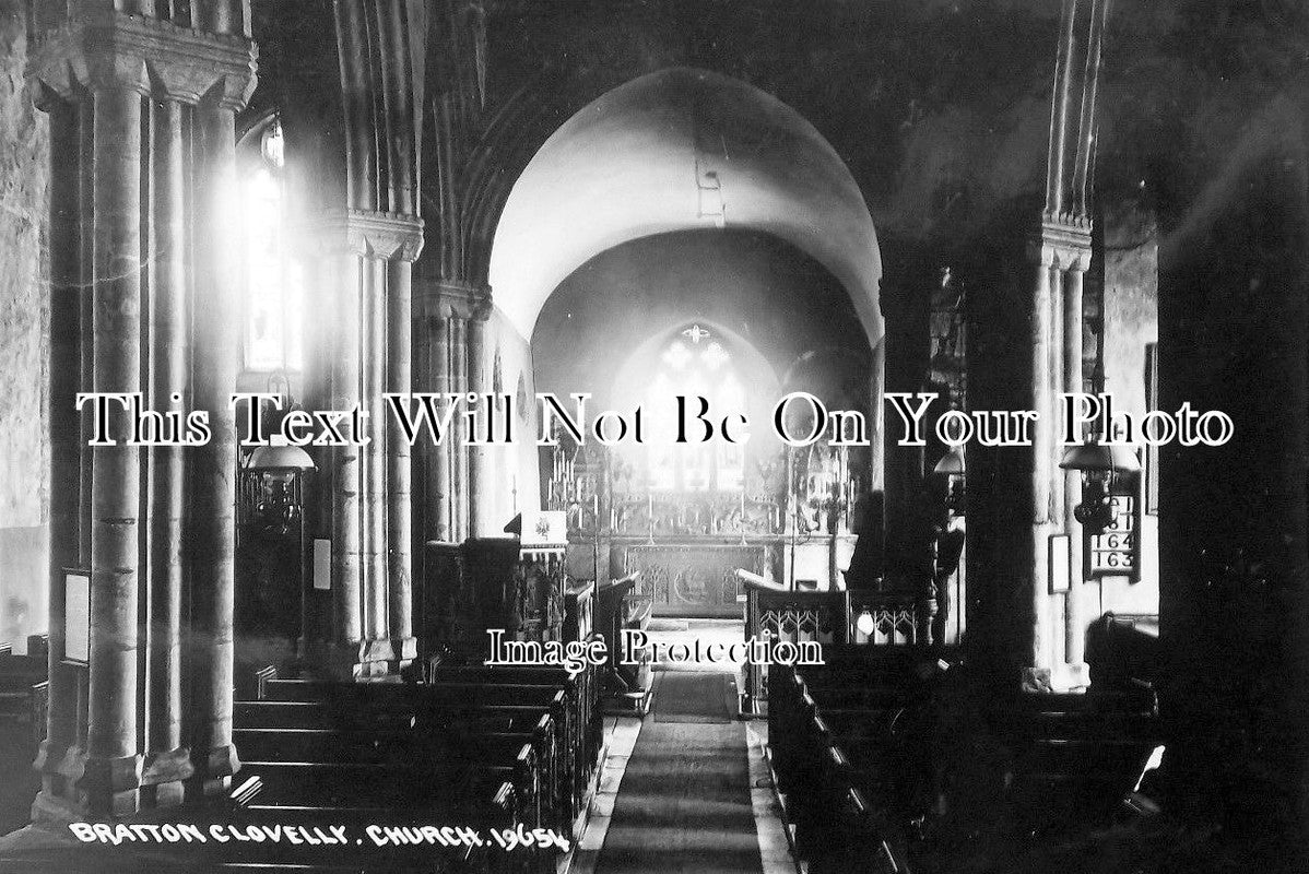 DE 474 - Bratton Clovelly Church, Okehampton, Devon c1934