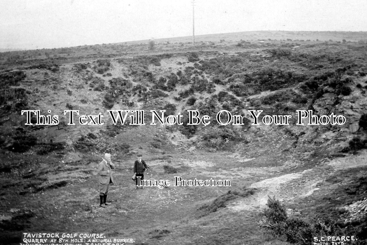 DE 556 - 8th Hole Bunker, Whitchurch Down, Tavistock Golf Course, Devon