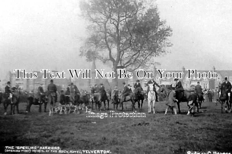 DE 770 - The Sperling Harriers, Opening Meet, Rock Hotel, Yelverton, Devon 1912