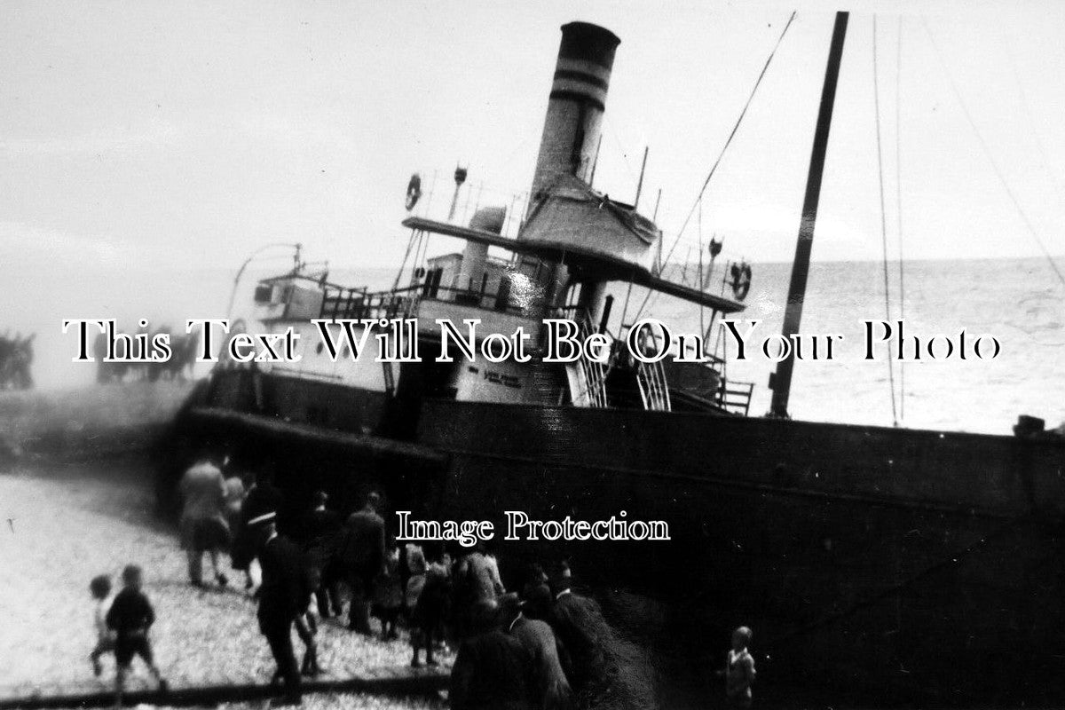 DE 95 - Wreck Of Duchess Of Devonshire, Sidmouth, Devon c1934