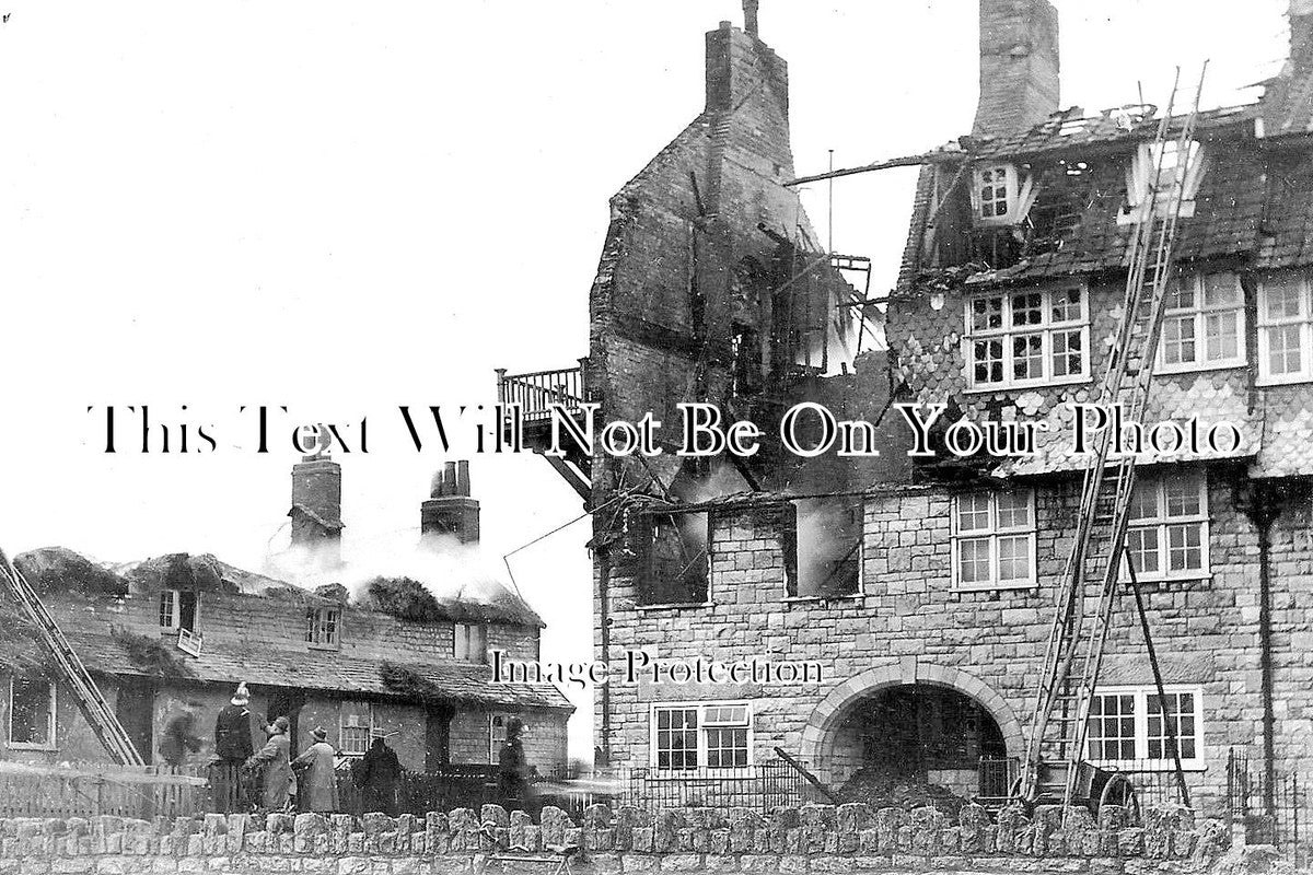DO 1058 - West Bay Cottages Fire, Bridport, Dorset 1929