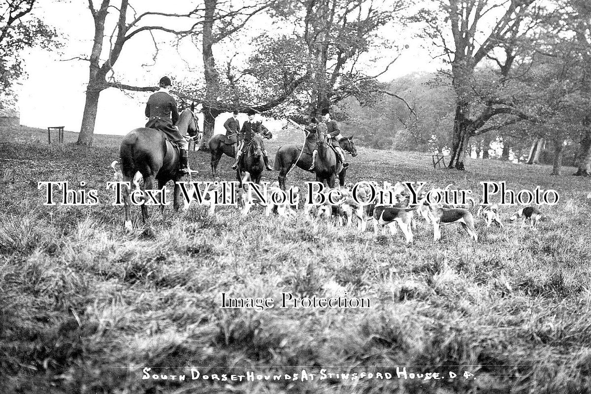 DO 2234 - South Dorset Hounds At Stinsford House, Dorset c1915