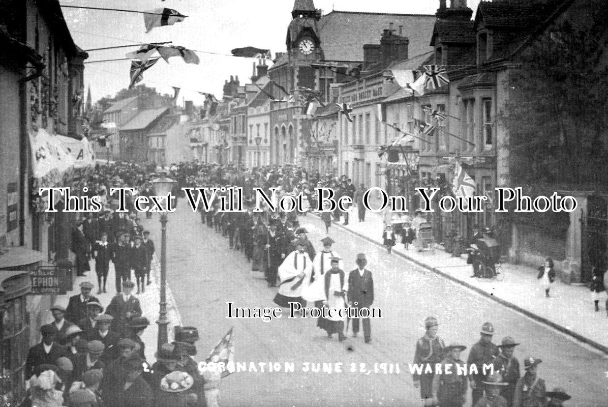 DO 2397 - Coronation Parade, Wareham, Dorset 1911