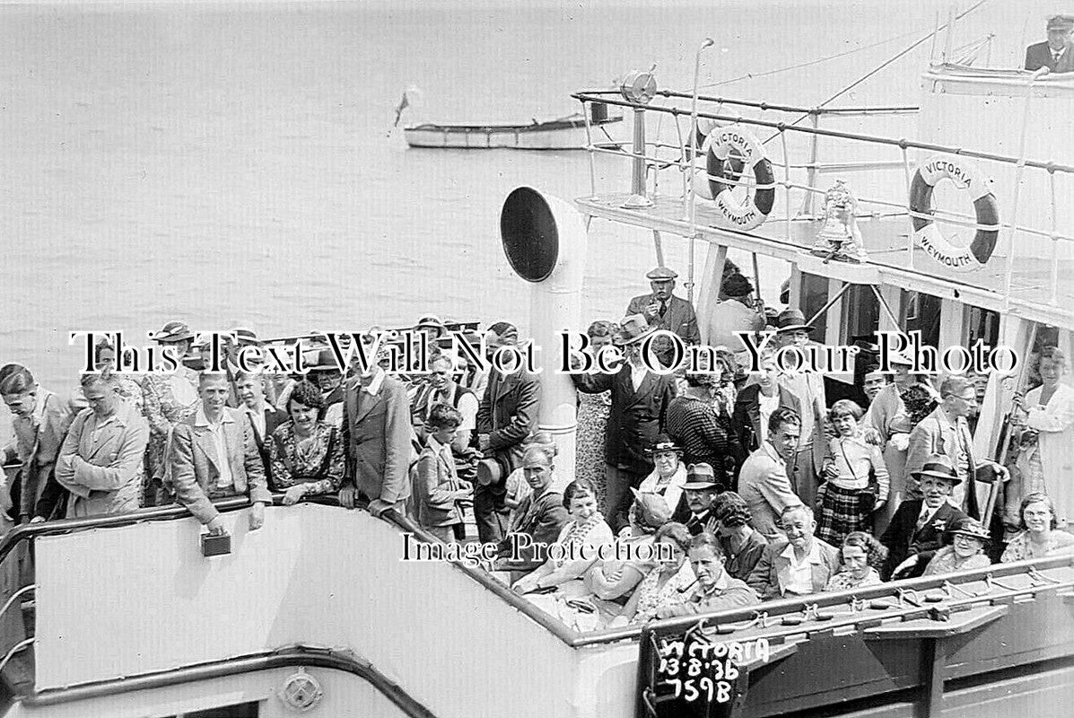 DO 3027 - Steam Ferry Victoria, Weymouth, Dorset 1936