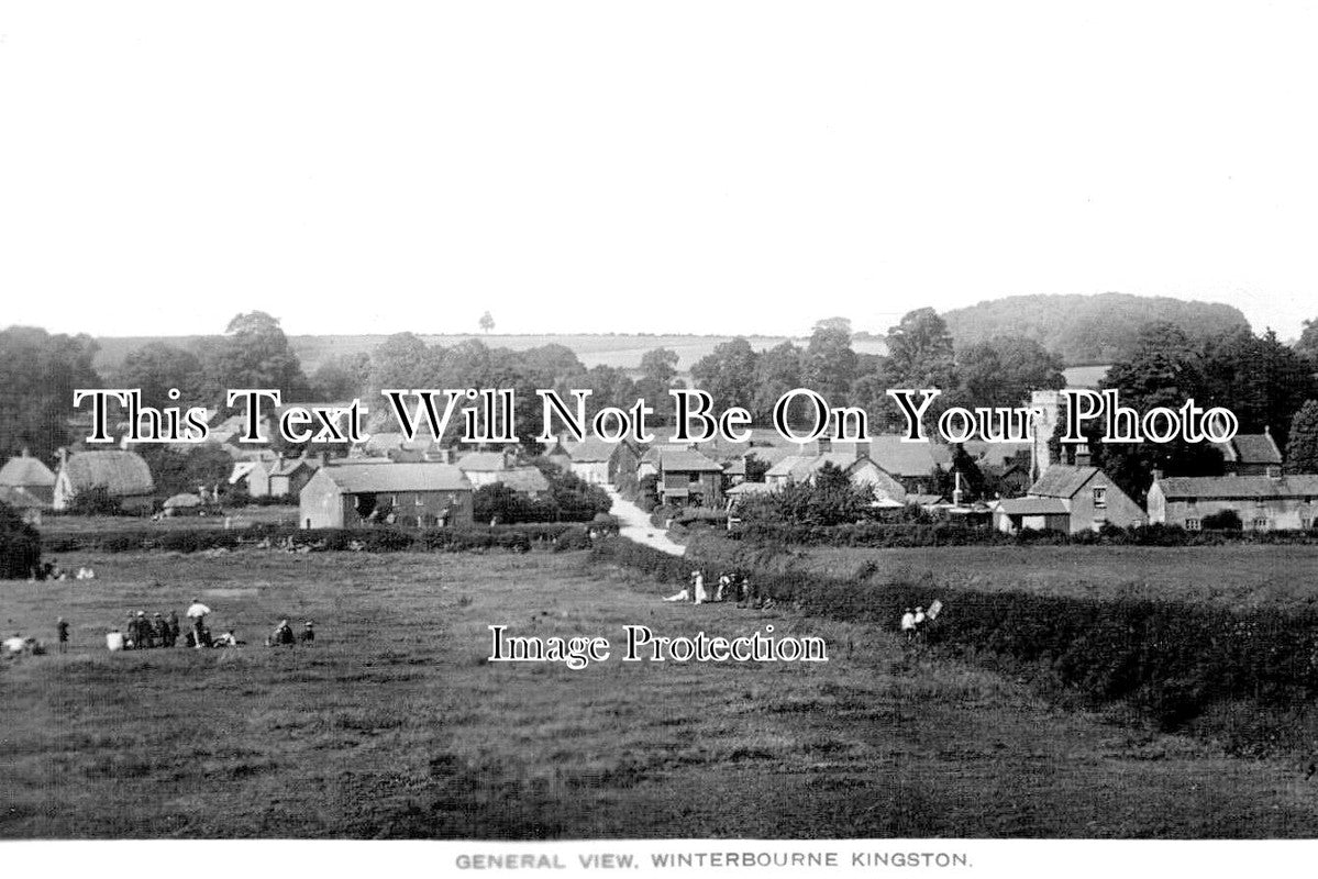 DO 3194 - View Of Winterbourne Kingston, Dorset