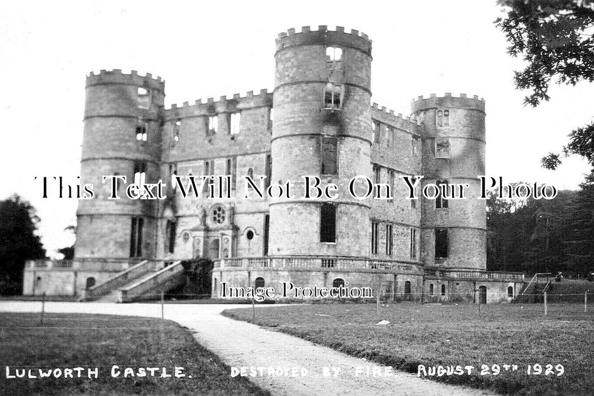 DO 3220 - Lulworth Castle After The Fire, Dorset 1929