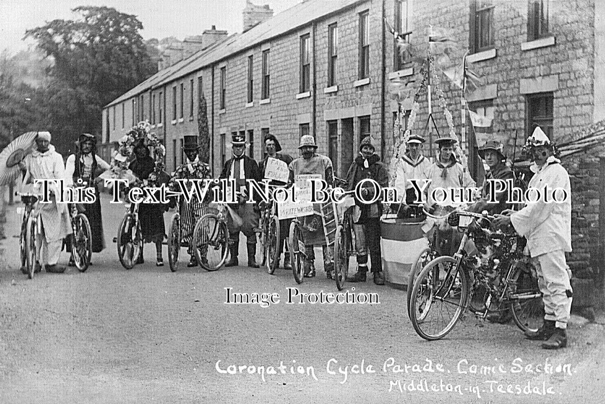DO 3237 - Coronation Cycle Parade, Middleton In Teesdale, Durham