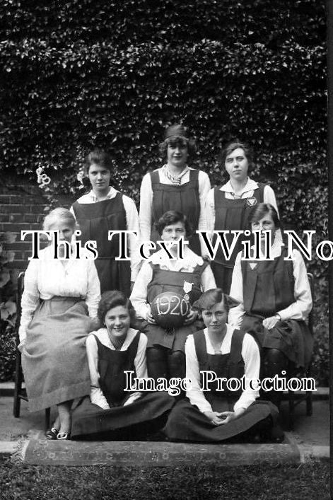 DO 458 - Girls Sports Team, Sherborne School, Dorset 1920s