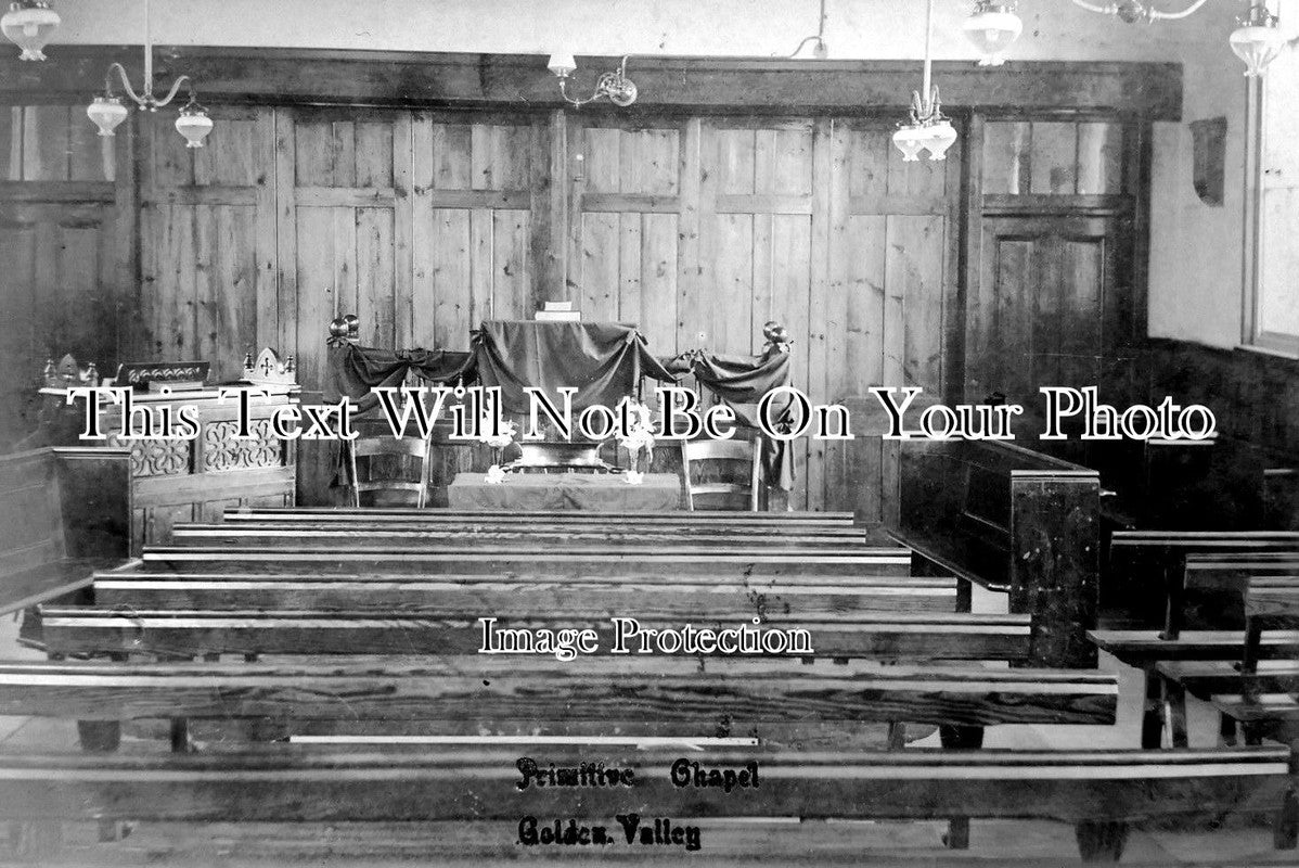 DR 1144 - Primitive Chapel, Golden Valley, Derbyshire c1907
