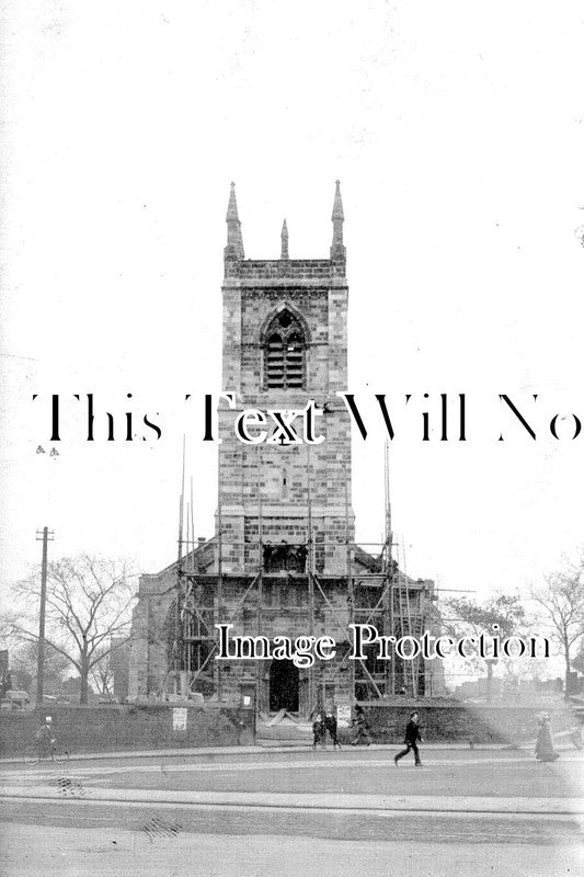 DR 1678 - Church Knave Build, Ilkeston, Derby, Derbyshire c1910