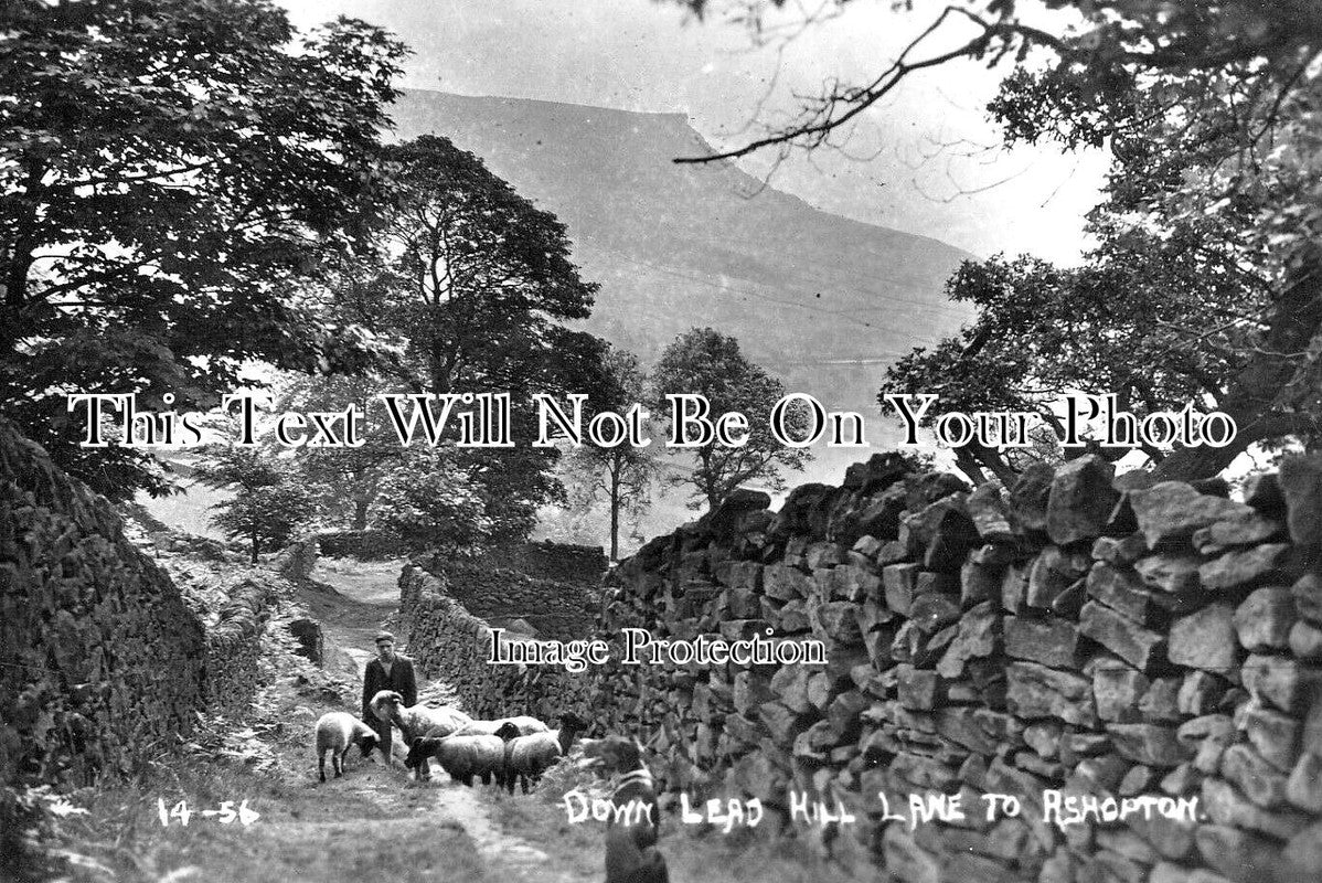 DR 1936 - Down Lead Hill Lane To Ashopton, Derbyshire