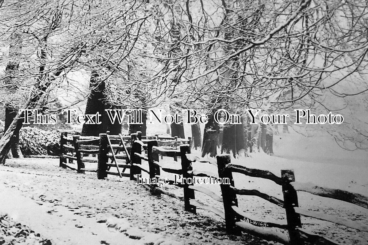 DR 1949 - Ashbourne In The Snow, Derbyshire