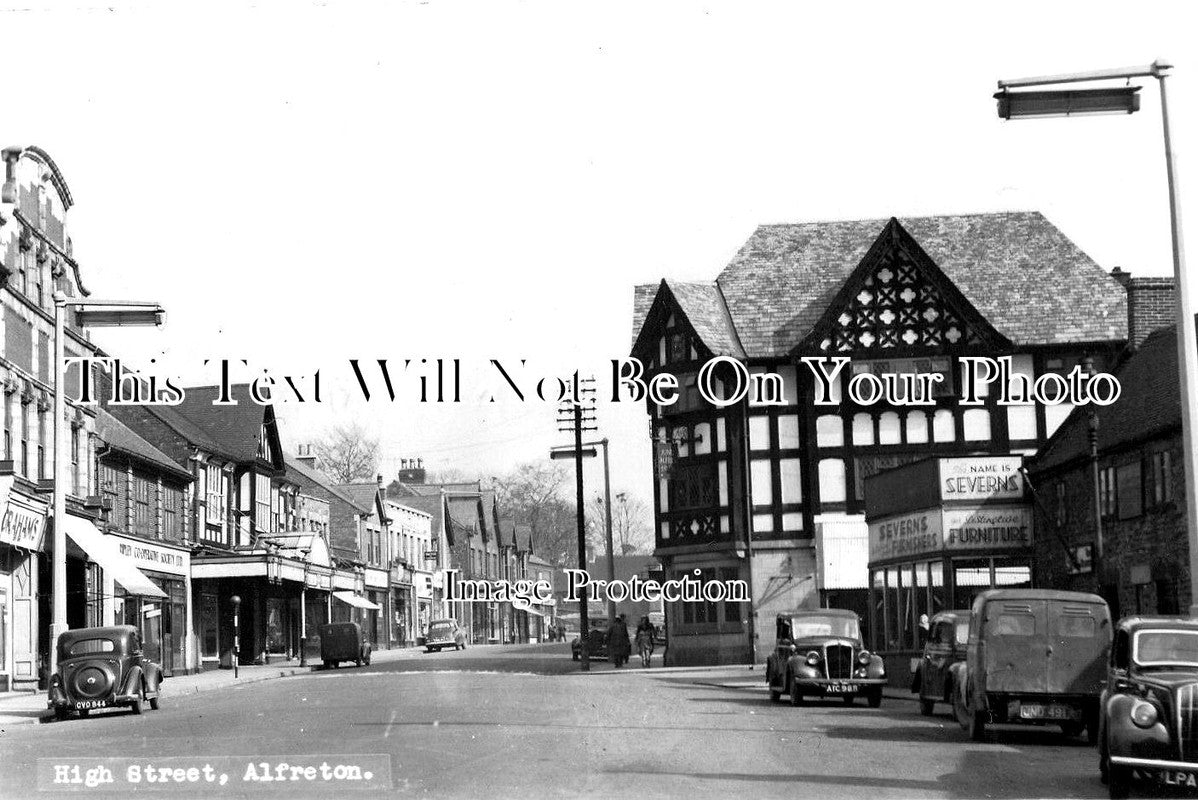 DR 2330 - High Street, Alfreton, Derbyshire c1955