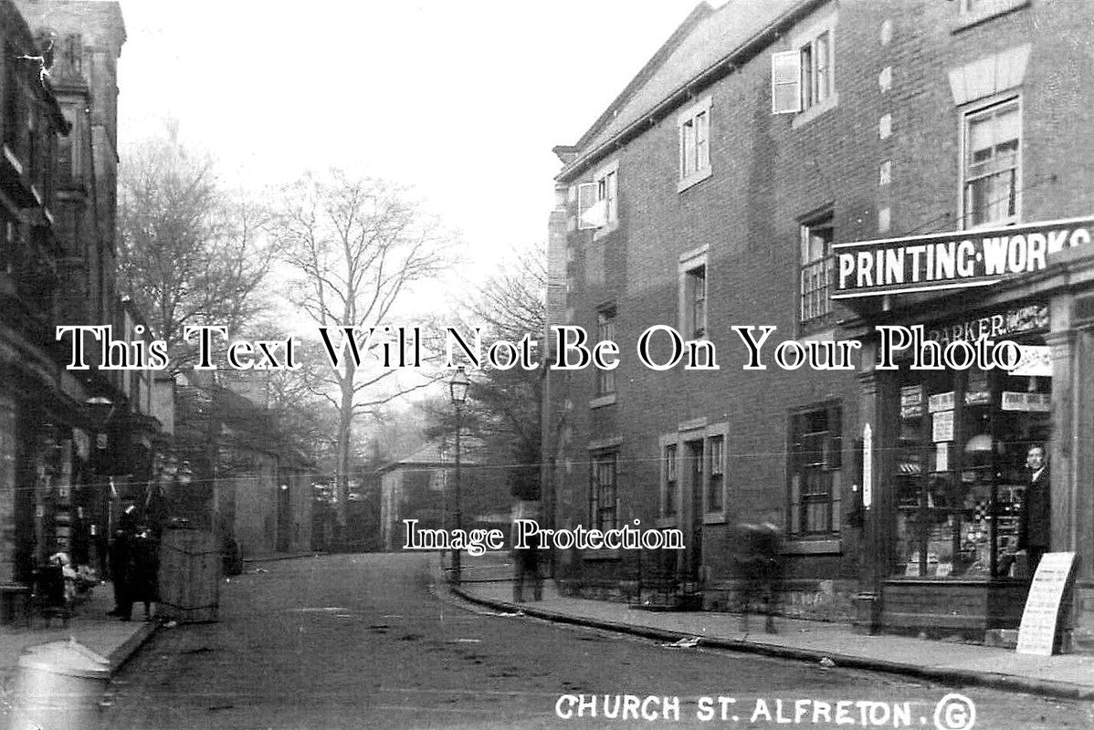 DR 2424 - Church Street, Alfreton, Derbyshire c1911