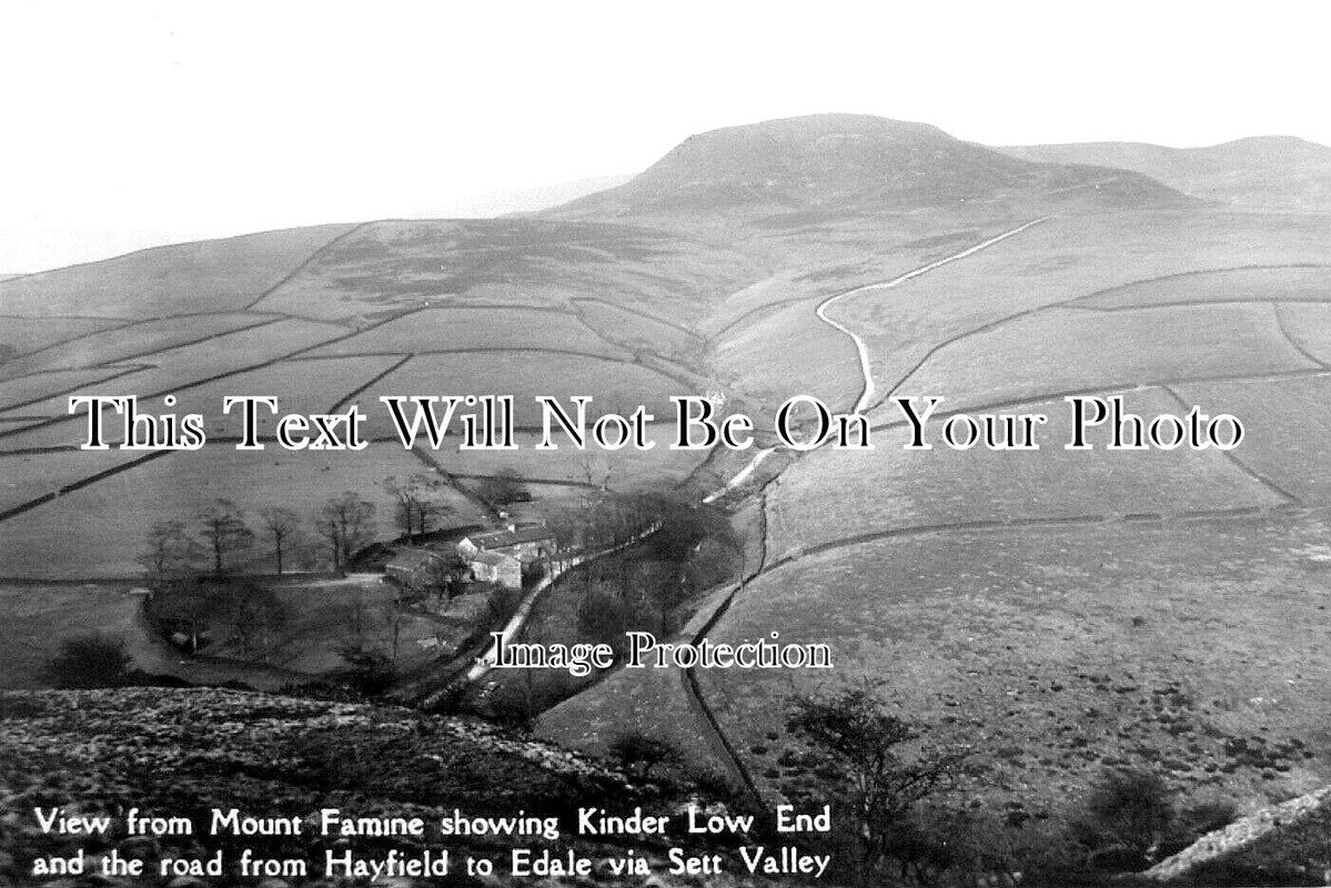 DR 2491 - Mount Famine, Kinder Low End, Hayfield Edale, Derbyshire