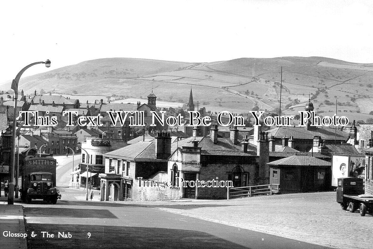 DR 2570 - Glossop & The Nab, Derbyshire c1954