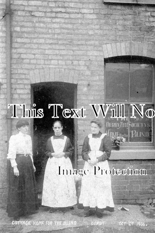 DR 2599 - Cottage Home For Blind, Derby, Derbyshire 1906
