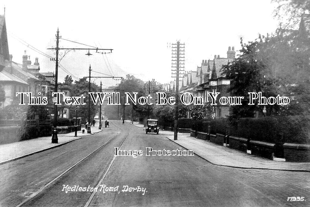 DR 2614 - Kedleston Road, Derby, Derbyshire c1934